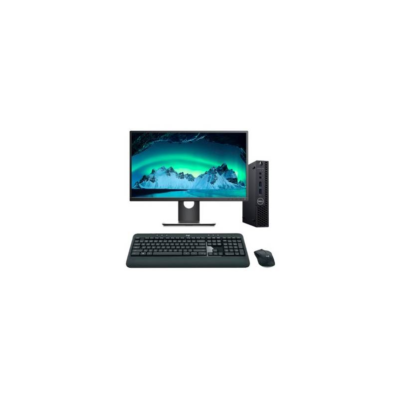 Dell OptiPlex 3070 Mini PC Core i5 9500T 2.2GHz | LCD | 16GB | 256NVMe | WIFI | TEC. Y RAT&Oacute;N INAL&Aacute;M. | HDMI | DP
