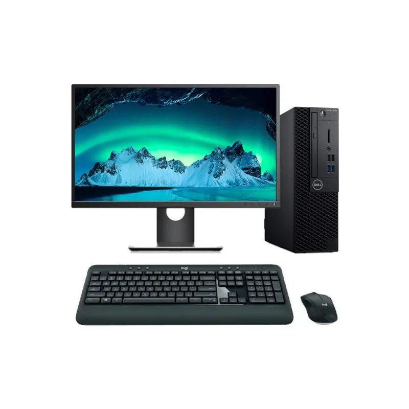 Dell OptiPlex 3070 SFF Core i5 9500 3.0 GHz | LCD | 16 GB | 256 NVMe | WIFI | TEC. Y RATÓN INALAMBRICO | HDMI | DP