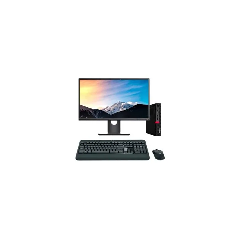 Lenovo ThinkCentre M720q + Monitor | i5-8500 8GB 256GB NVMe W11