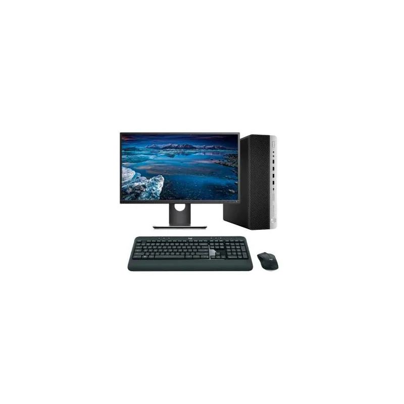 HP EliteDesk 800 G3 SFF + Monitor | i5-6500 8GB 256GB NVMe W10