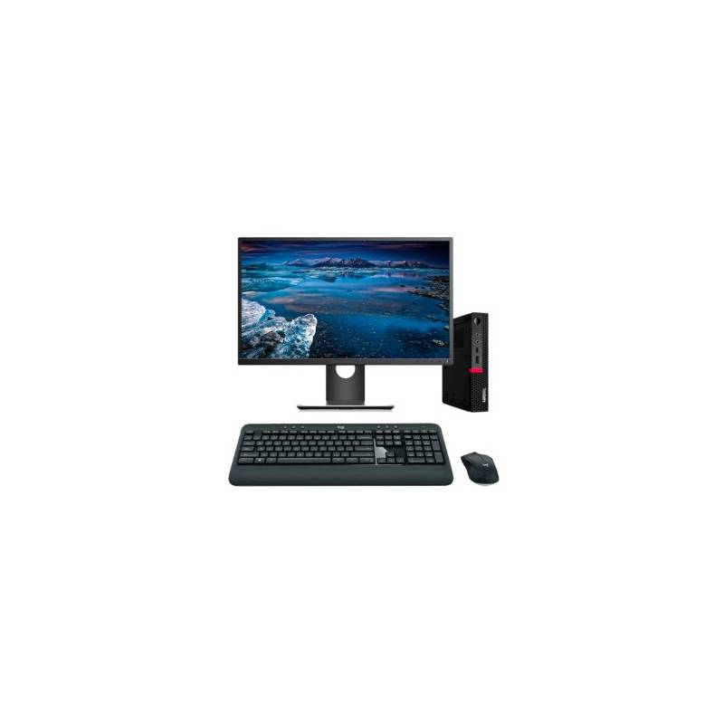 Lenovo ThinkCentre M920q Tiny + Monitor | i7-9700 16GB 256GB NVMe