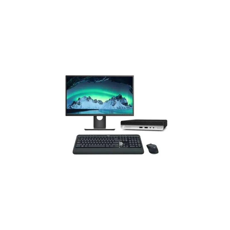 HP ProDesk 600 G4 Mini + Monitor | i5-8500T 16GB 256GB NVMe W11