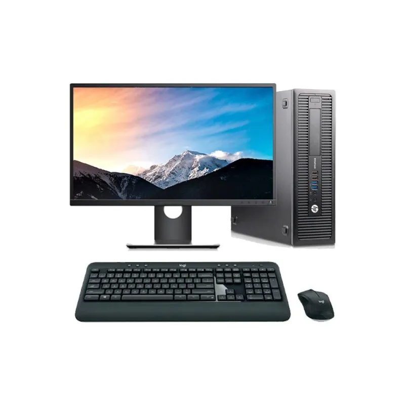 HP EliteDesk 800 G1 SFF + Monitor | i5-4570 16GB 240GB SSD W10