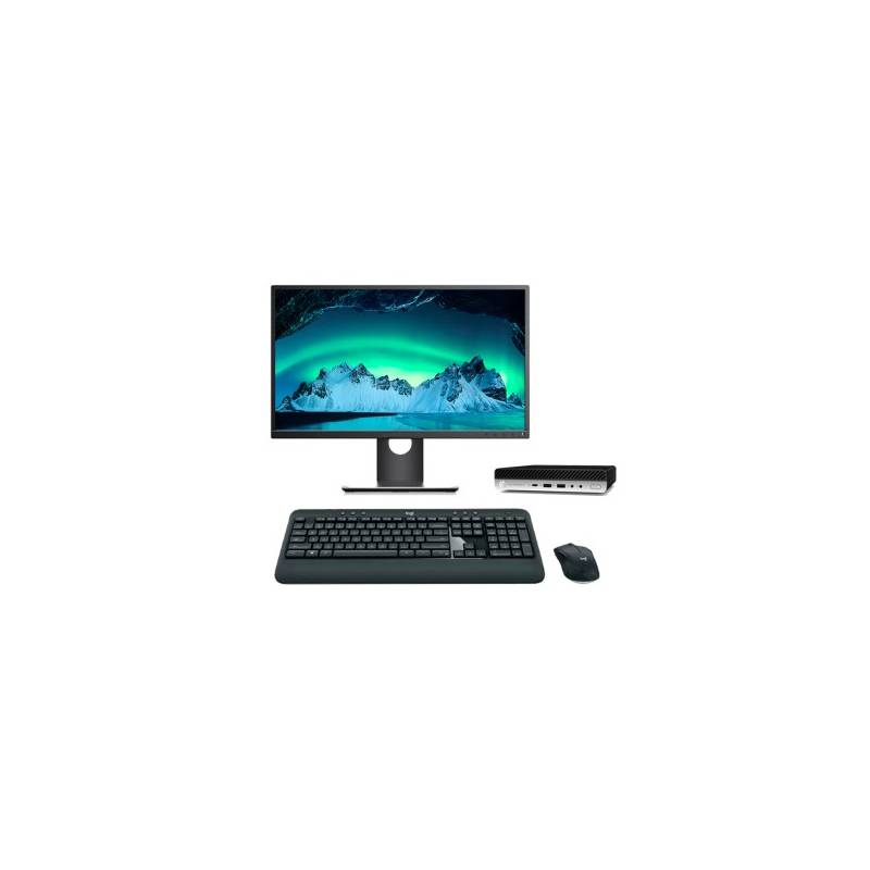 HP ProDesk 600 G5 Mini + Monitor | i5-9500T 16GB 256GB NVMe W11
