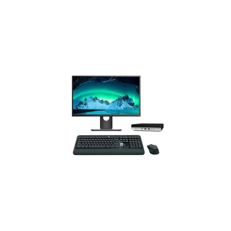 HP ProDesk 600 G5 Mini + Monitor | i5-9500T 16GB 256GB NVMe W11