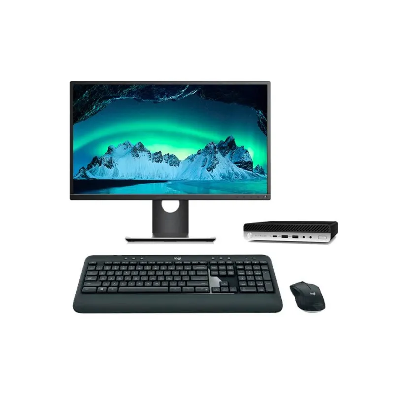 HP ProDesk 600 G5 Mini + Monitor | i5-9500T 16GB 256GB NVMe W11