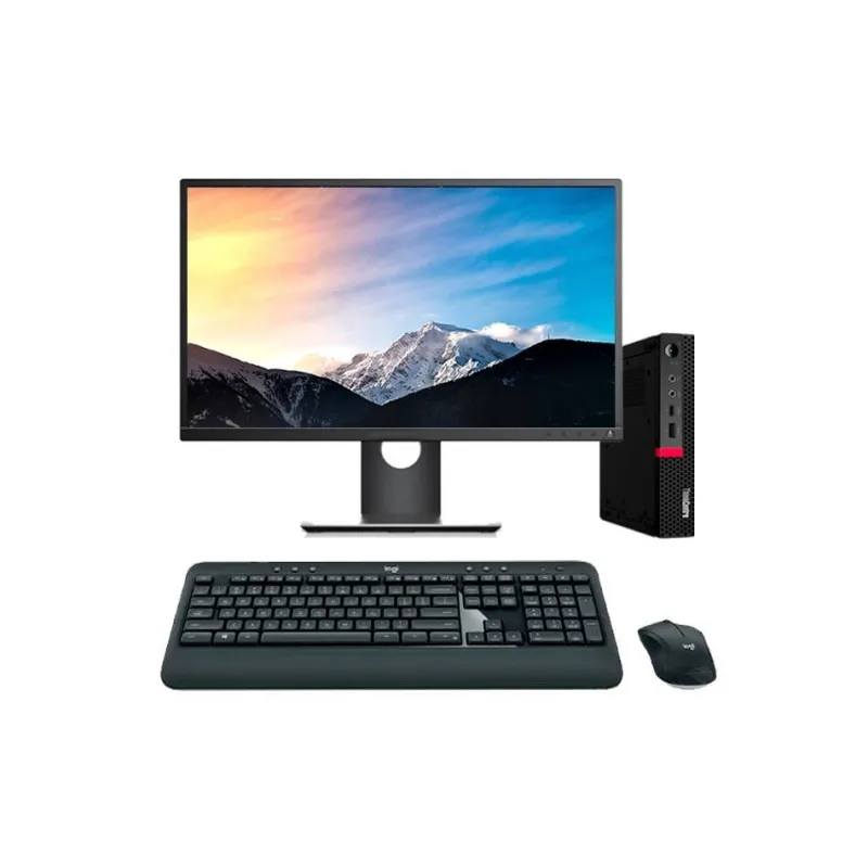 Lenovo ThinkCentre M720Q i5-9500 + Monitor 23 16GB 256GB NVMe