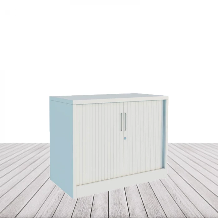 Armario Metálico bajo Austin puertas de persiana de Euromof. vista 2