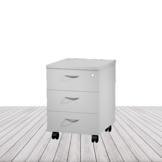 Cajonera 3 cajones con ruedas Presto de Artexport. vista 4