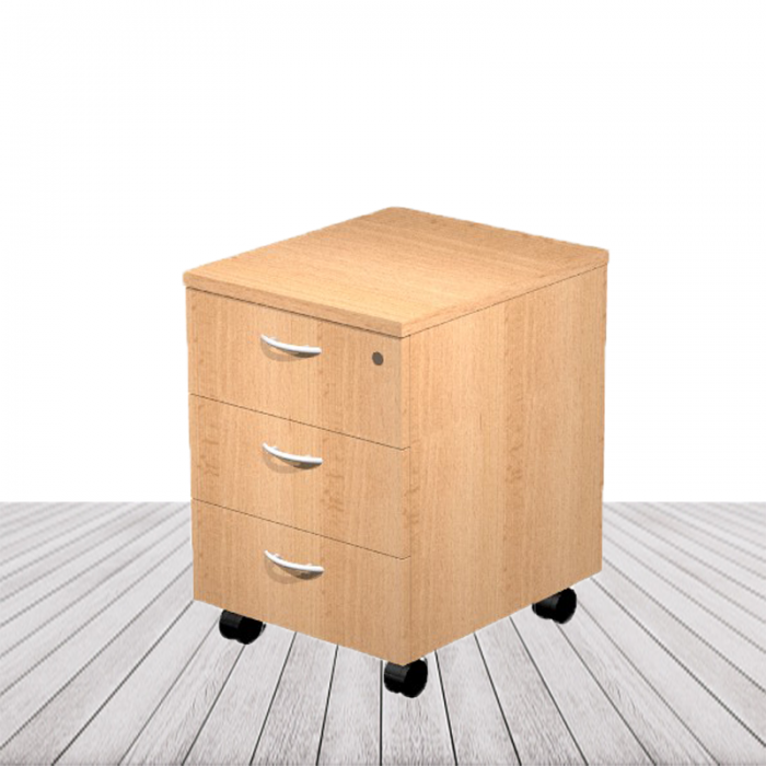 Cajonera 3 cajones con ruedas Presto de Artexport. vista 5