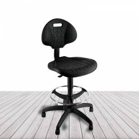 Taburete UNISIT Mod. EOE2 Negro vista 2