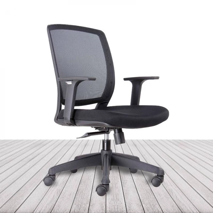 Silla Operativa VINCOLO Mod. LUNA NEGRO vista 2