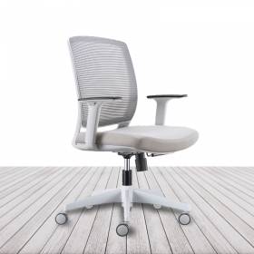 Silla Operativa VINCOLO Mod. LUNA GRIS vista 2