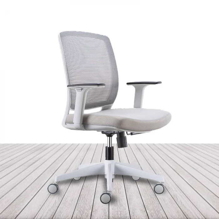 Silla Operativa VINCOLO Mod. LUNA GRIS vista 2