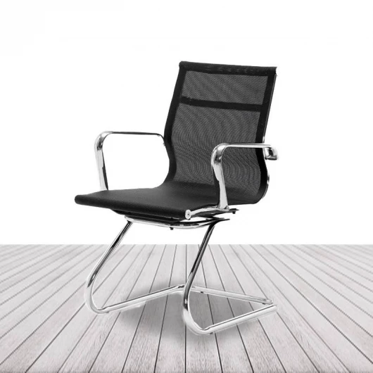 Silla confidente BERLÍN de EUROMOF. Respaldo malla vista 3