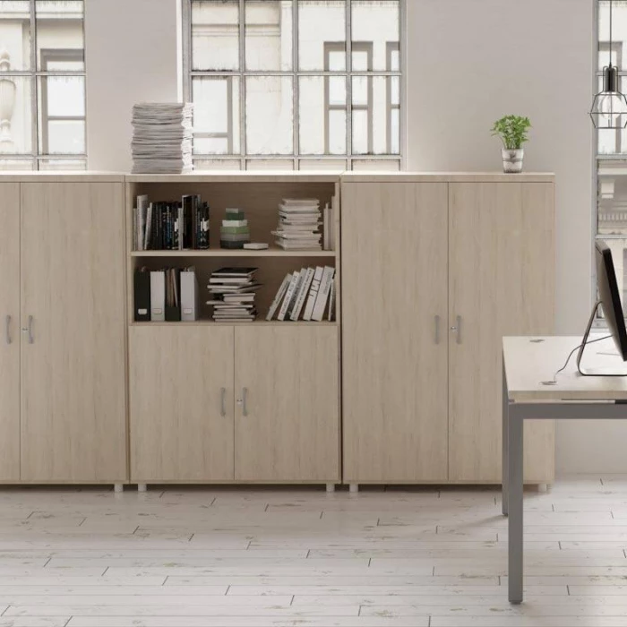 Armario Medio Mixto de EUROMOF. Puertas bajas vista 3