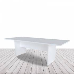 Mesa de Reuniones Rectangular de EUROMOF. Base de H vista 2