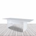 Mesa de Reuniones Rectangular de EUROMOF. Base de H