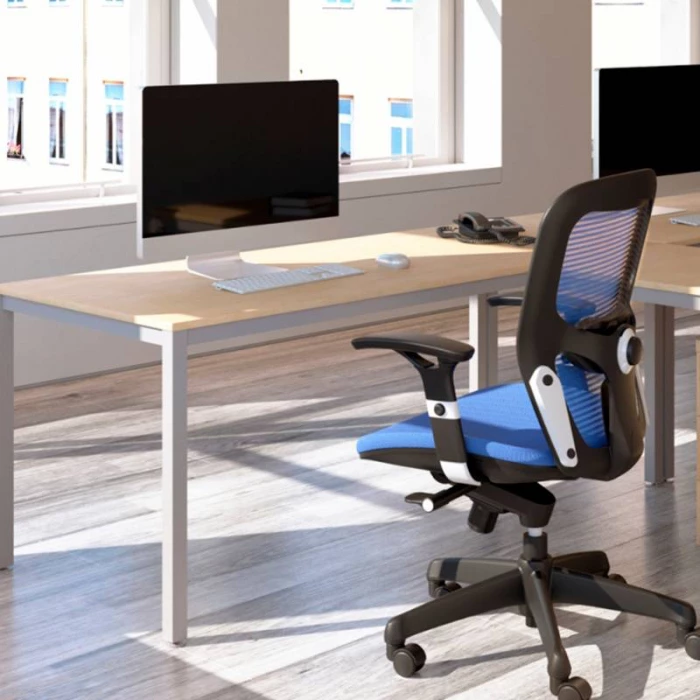 Mesa Euro 5100 de Euromof Fondo 60 con Ala. vista 2