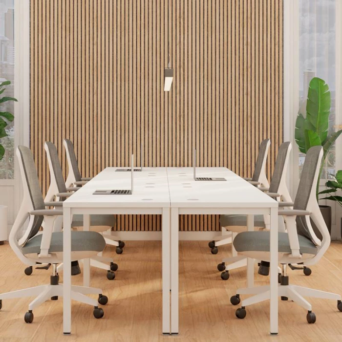 Mesa Euro 5100 de Euromof Fondo 60. Varios acabados. vista 3