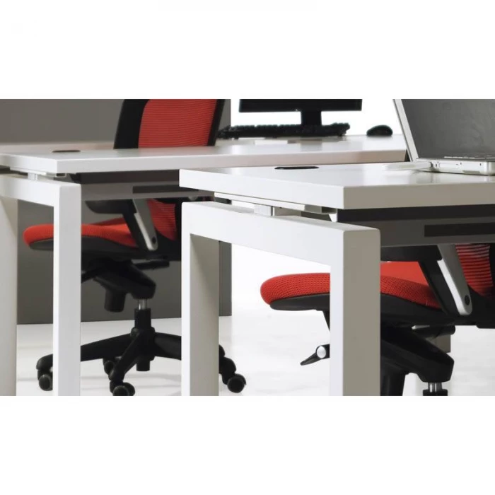 Mesa Euro 5000 de Euromof Fondo 60 con Estructura Metálica. Varios acabados. vista 8