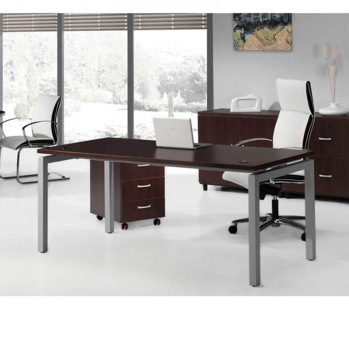 Mesa Euro 5000 de Euromof Fondo 60 con Estructura Metálica. Varios acabados. vista 9