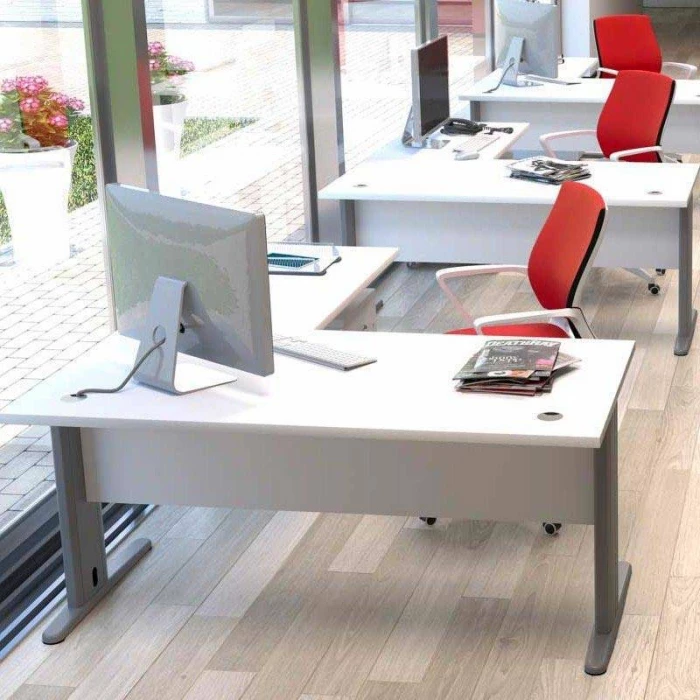 Mesa Operativa EURO 3000 de EUROMOF. Posibilidad de añadir ala. vista 5