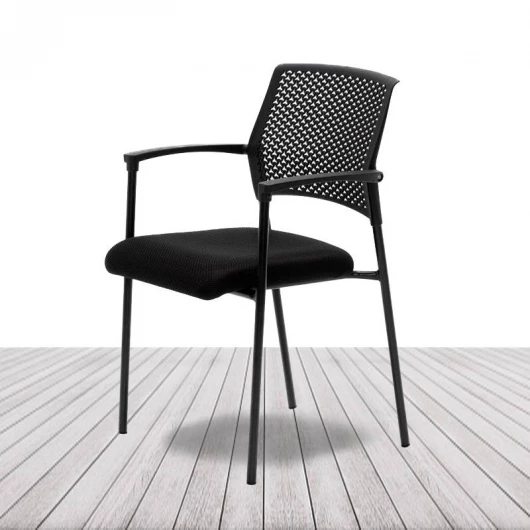 Silla Confidente MANILA de EUROMOF. Estructura Negra o Blanca vista 3