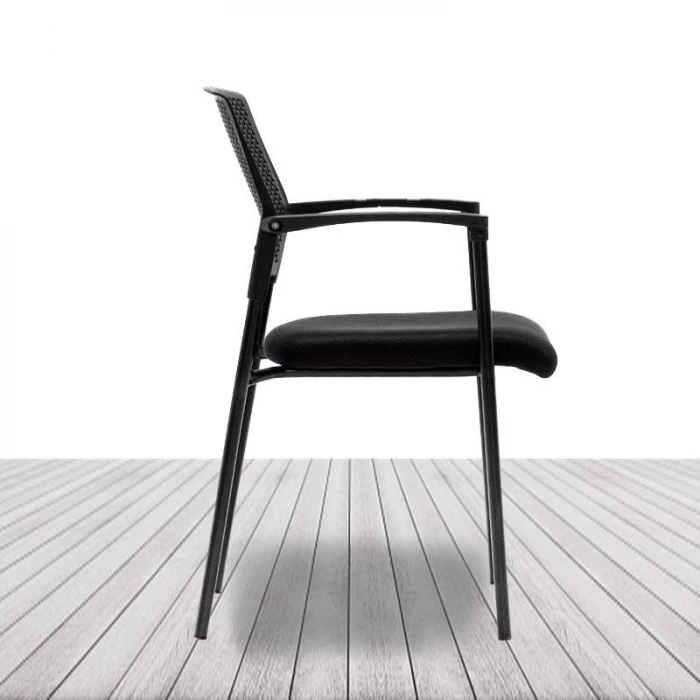 Silla Confidente MANILA de EUROMOF. Estructura Negra o Blanca vista 5