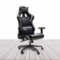 Silla Gaming MAGNUM de EUROMOF. Ecopiel negra.