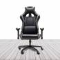 Silla Gaming MAGNUM de EUROMOF. Ecopiel negra. vista 3