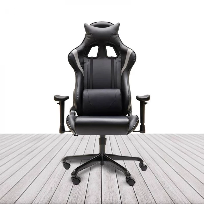 Silla Gaming MAGNUM de EUROMOF. Ecopiel negra. vista 3