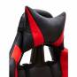 Silla Gaming ARCADE de EUROMOF. Tapizada en Ecopiel Negro y Rojo vista 6