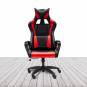 Silla Gaming ARCADE de EUROMOF. Tapizada en Ecopiel Negro y Rojo vista 3