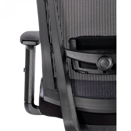Silla Operativa SOFIA de EUROMOF. Cabecero regulable color Negro vista 6