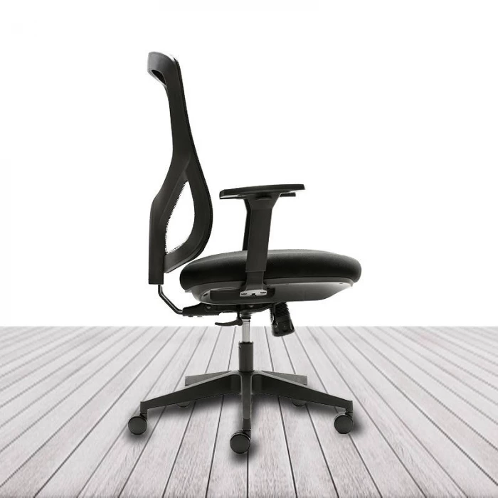 Silla Operativa NANTES de EUROMOF. Color Negro vista 4