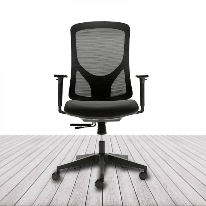 Silla Operativa NANTES de EUROMOF. Color Negro vista 3