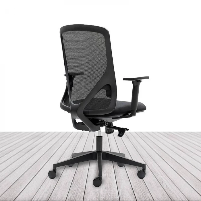 Silla Operativa LYON de EUROMOF. Color Negro. vista 5