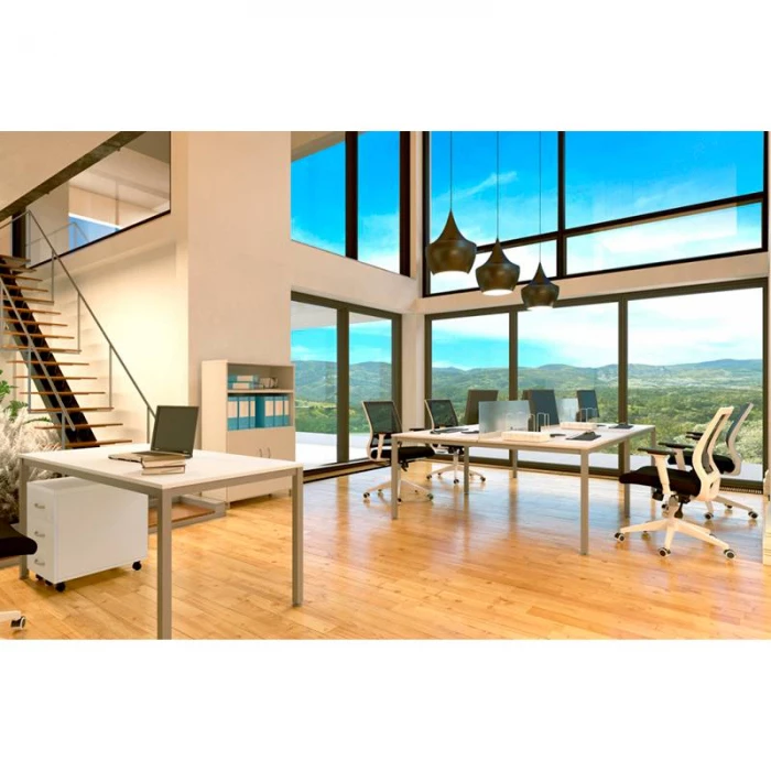 Mesa Multipuesto EURO 5100 de EUROMOF. Fondo 80 vista 2