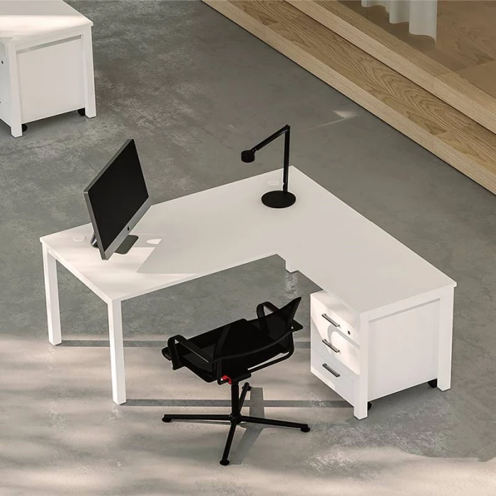 Mesa Operativa NOVA en L de OFITRES. Fondo 80 vista 3