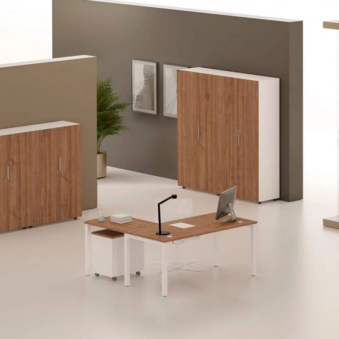 Mesa Operativa NOVA en L de OFITRES. Fondo 80 vista 4