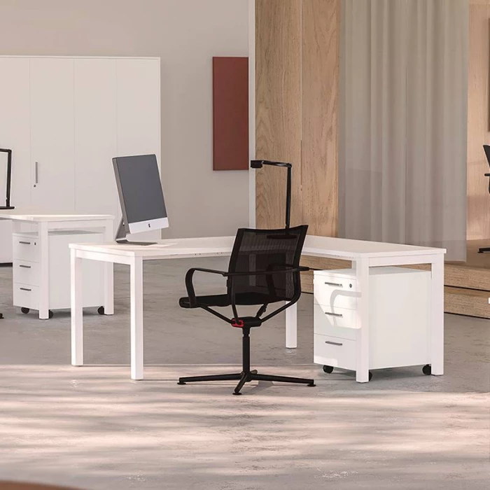 Mesa Operativa NOVA en L de OFITRES. Fondo 80 vista 5