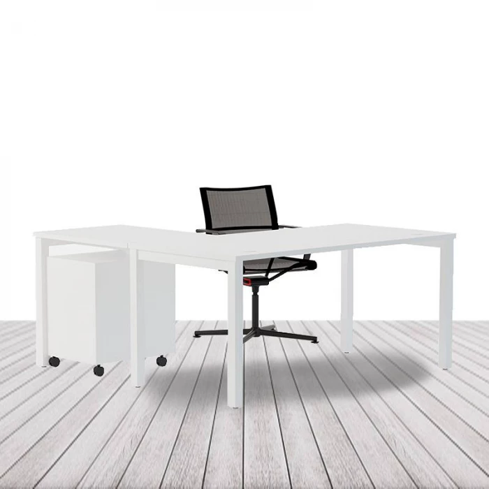 Mesa Operativa NOVA en L de OFITRES. Fondo 60 vista 2