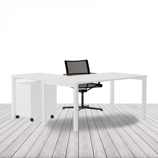 Mesa Operativa NOVA en L de OFITRES. Fondo 60 vista 2