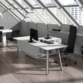 Mesa de Despacho AT de HERPESA + Mueble Auxiliar vista 2