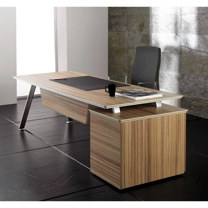 Mesa de Despacho AT de HERPESA + Cajonera de Soporte vista 2