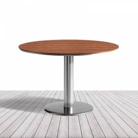 Mesa de Reuniones Redonda de HERPESA. Base de Peana vista 2