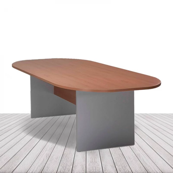 Mesa de Reuniones Ovalada de HERPESA. Base en H vista 3