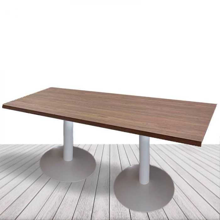 Mesa de Reuniones Rectangular de HERPESA. Base de Peanas vista 3