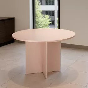 Mesa de Reuniones Redonda de HERPESA. Base de Aspa vista 2